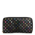 Louis Vuitton Monogram Multicolor Zippy Wallet Black Grenade
