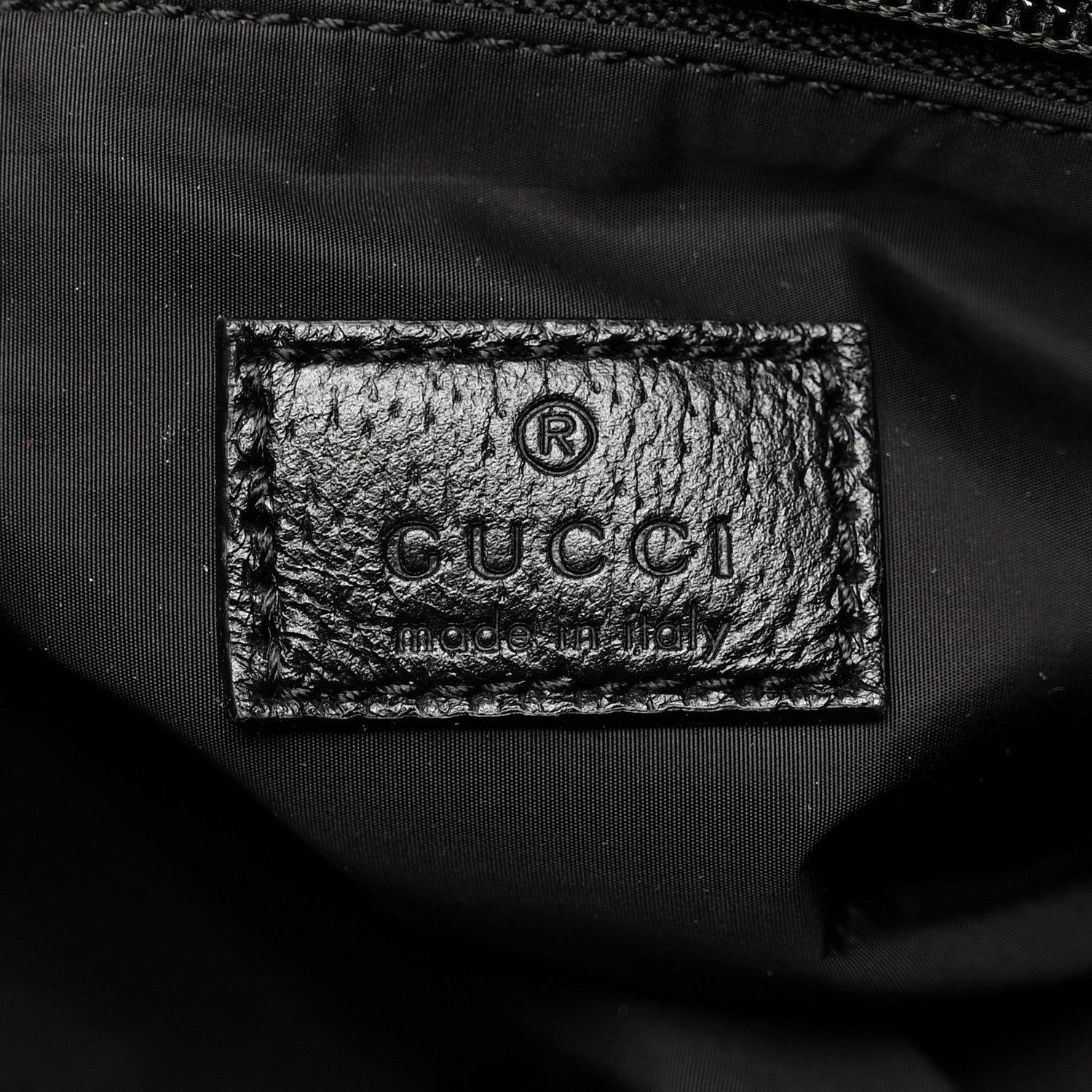 Gucci Crystal Monogram Web Large Duffle Bag Black
