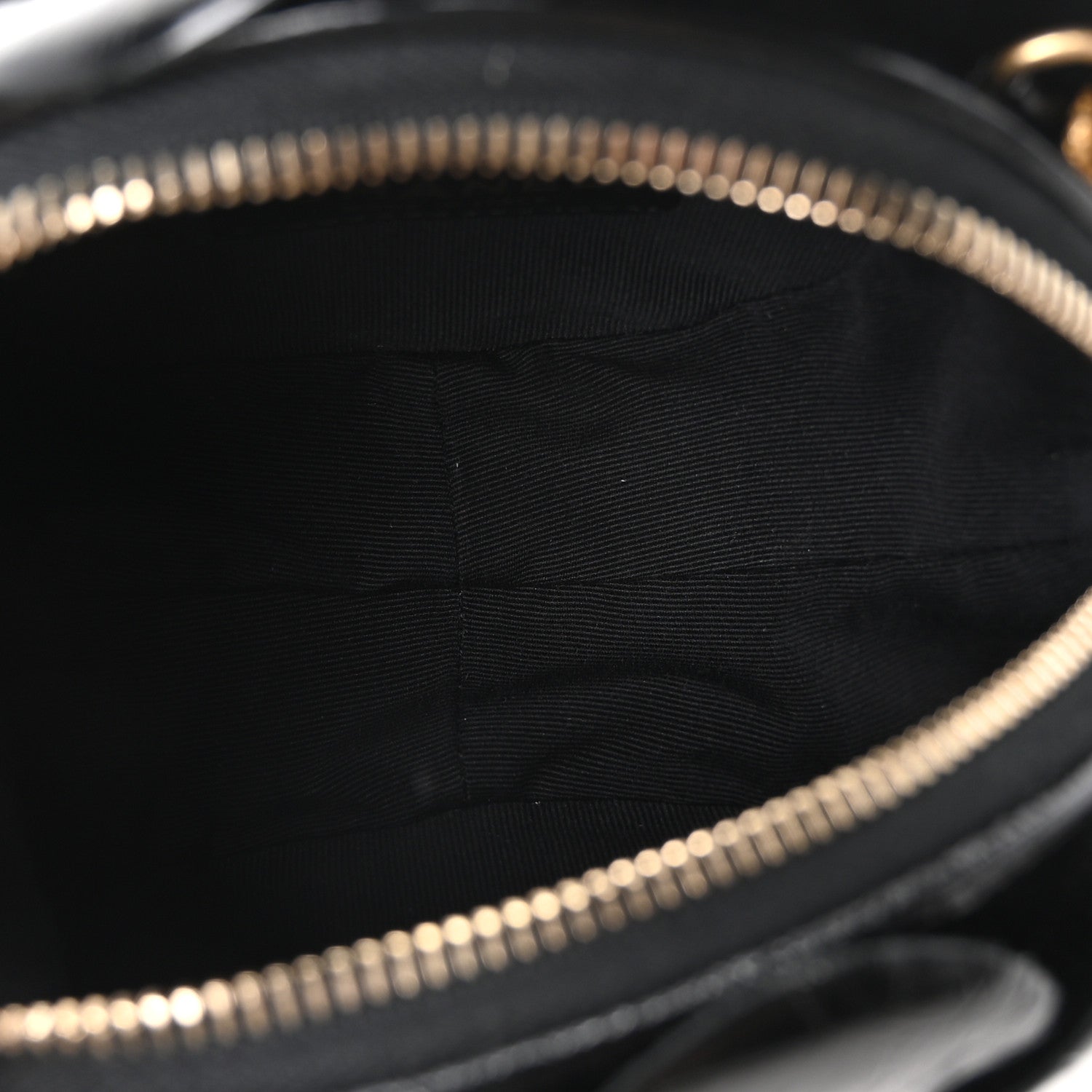 Chanel Patent Lambskin Camellia Bouquet Clutch With Chain Black