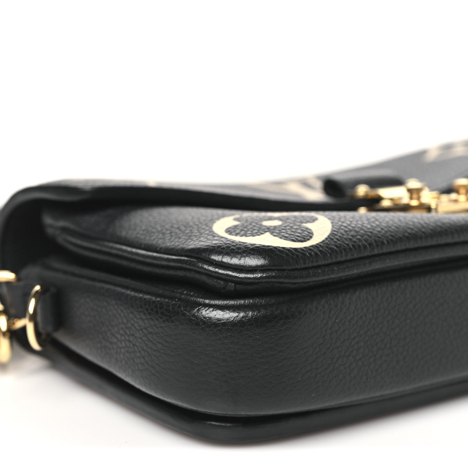 Louis Vuitton Empreinte Monogram Giant Pochette Metis East West Black Beige