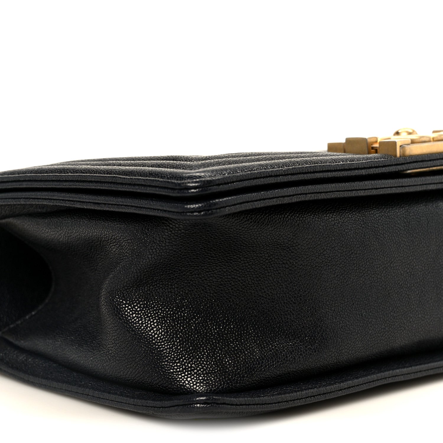 Chanel Caviar Quilted Medium Boy Flap Navy