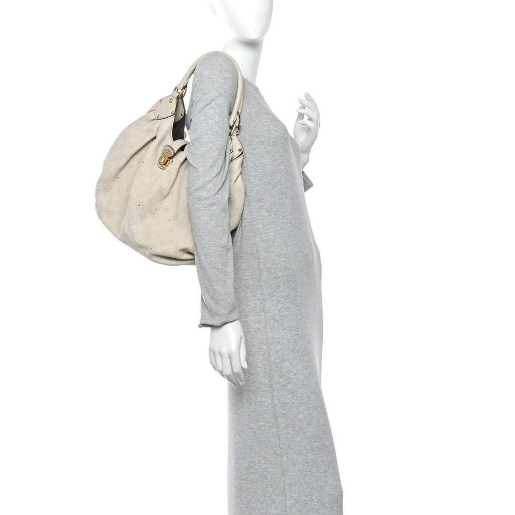Louis Vuitton Mahina L Ivory
