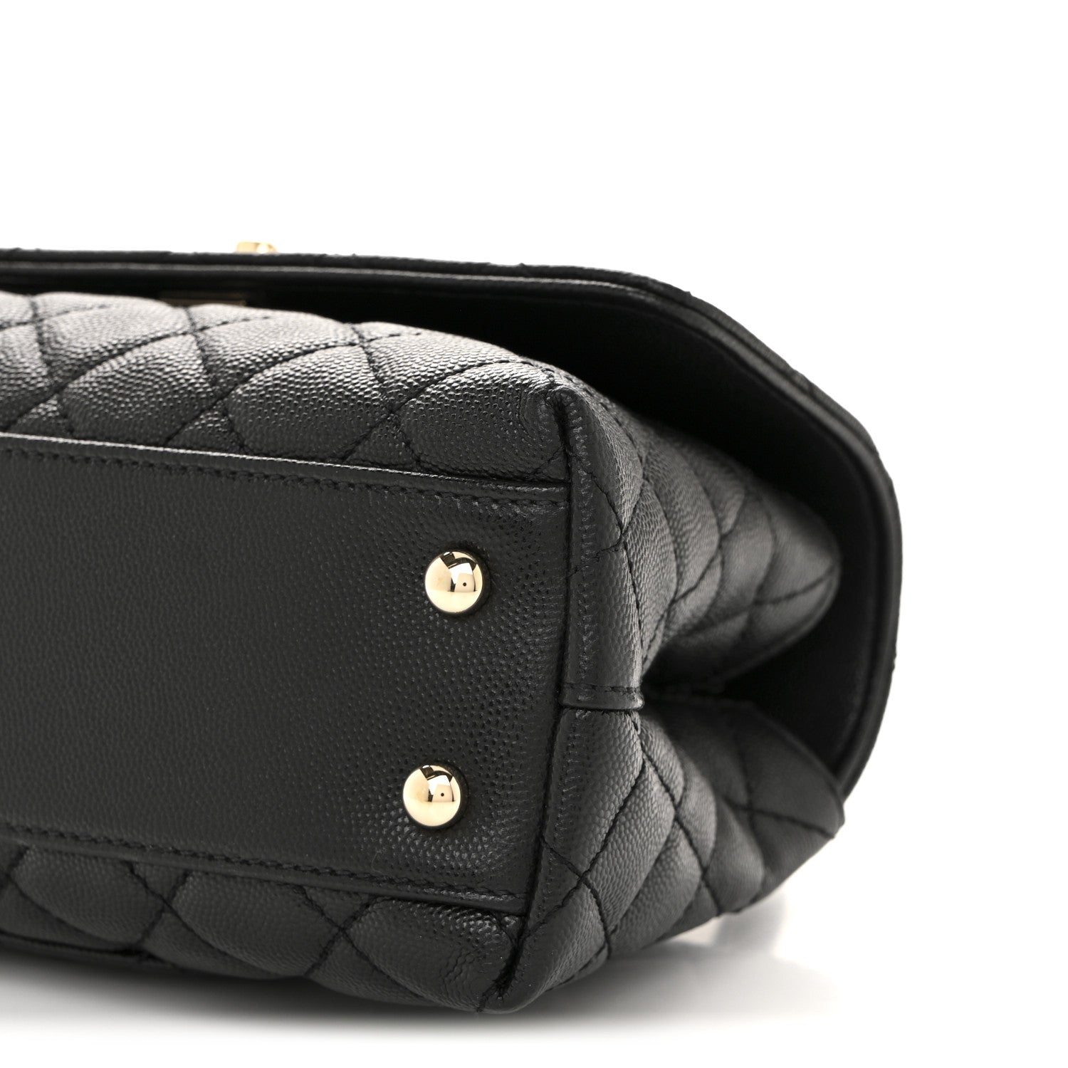 Chanel Caviar Quilted Mini Coco Handle Flap Black