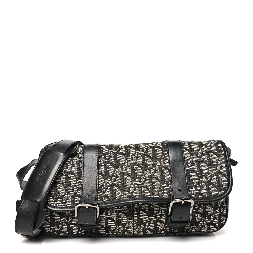 Christian Dior Monogram Messenger Black