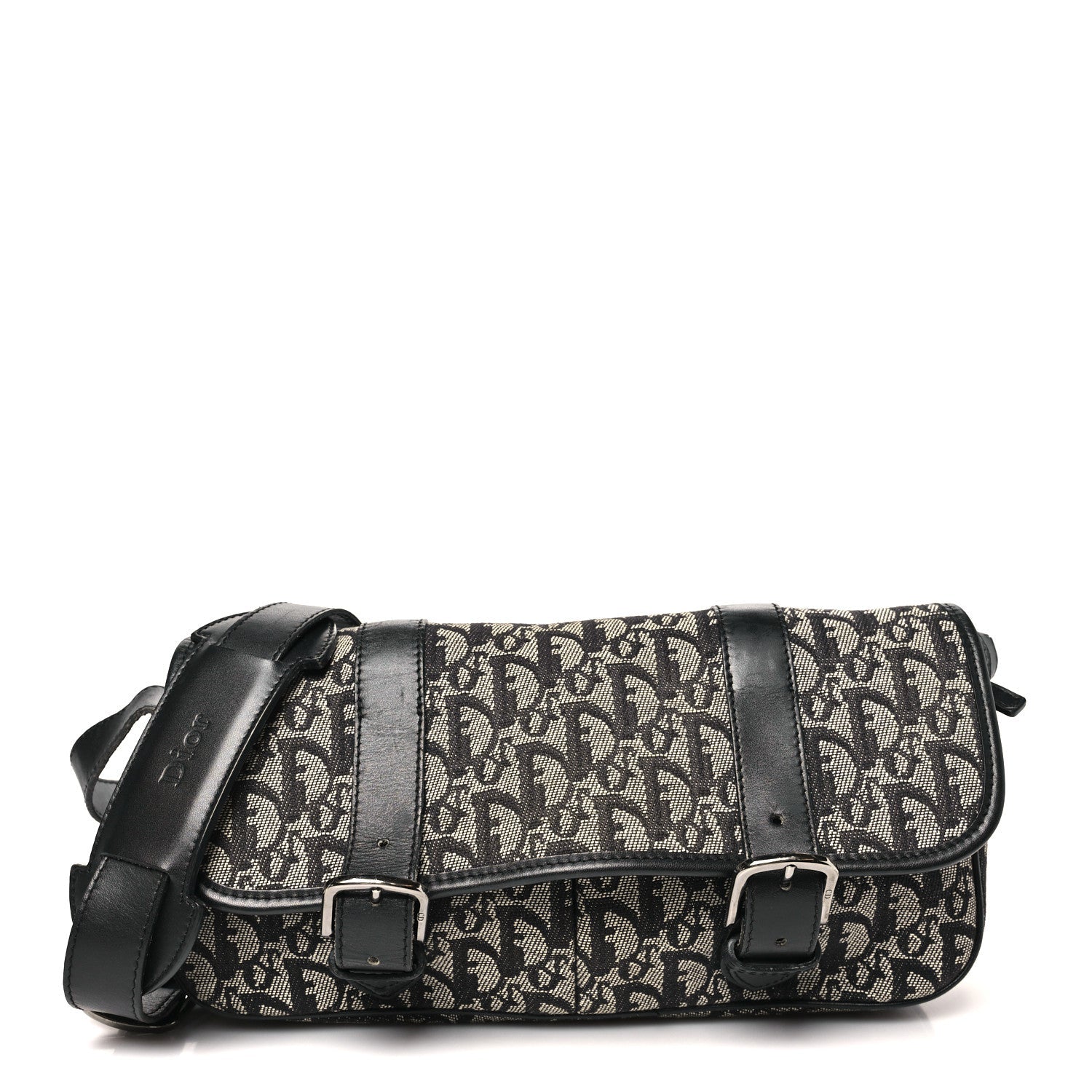 Christian Dior Monogram Messenger Black