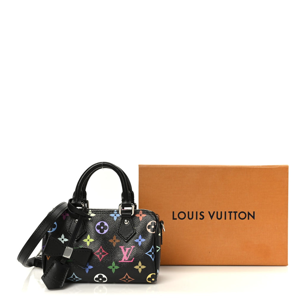Louis Vuitton LV X TM Monogram Multicolor Nano Speedy Black