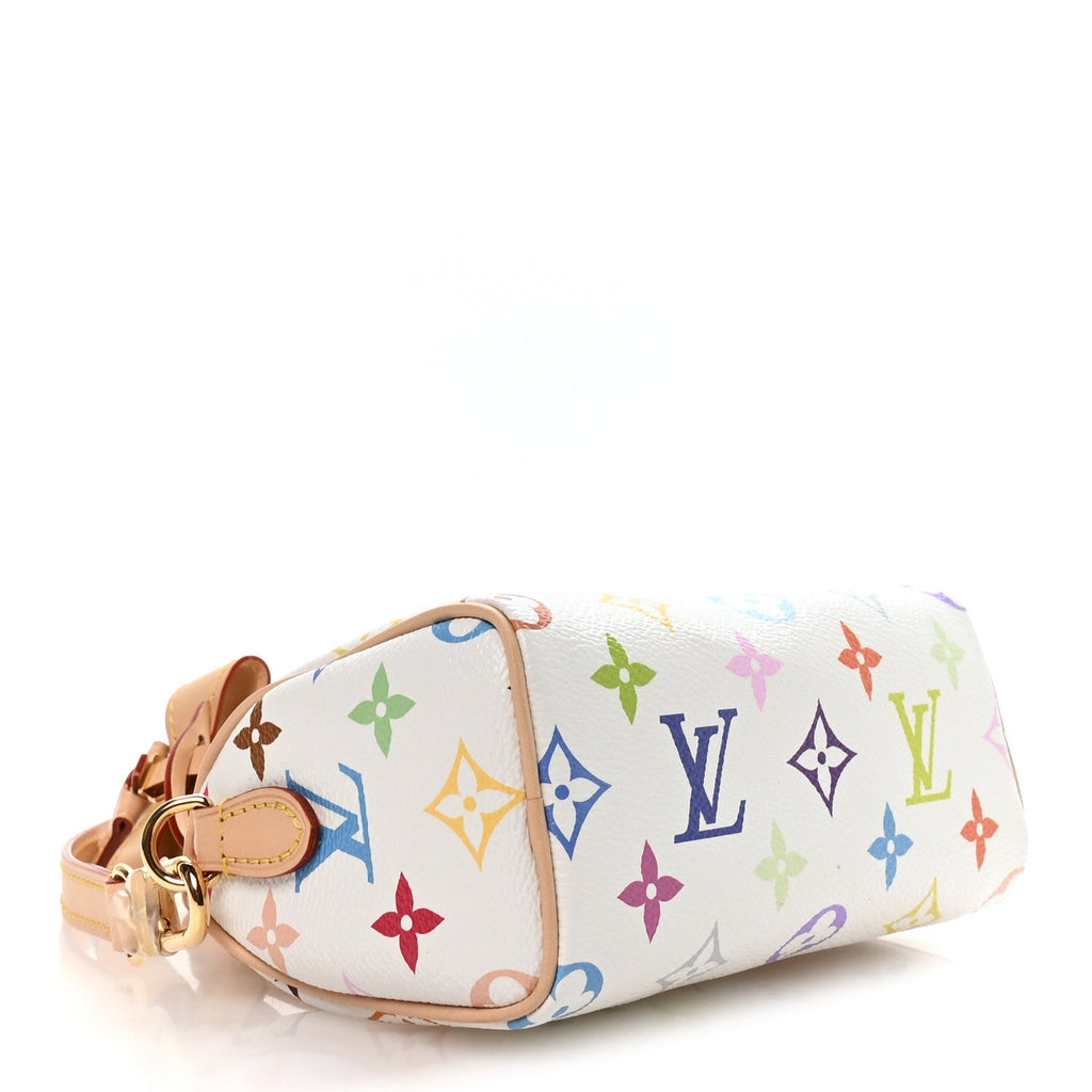 Louis Vuitton LV X TM Monogram Multicolor Nano Speedy White