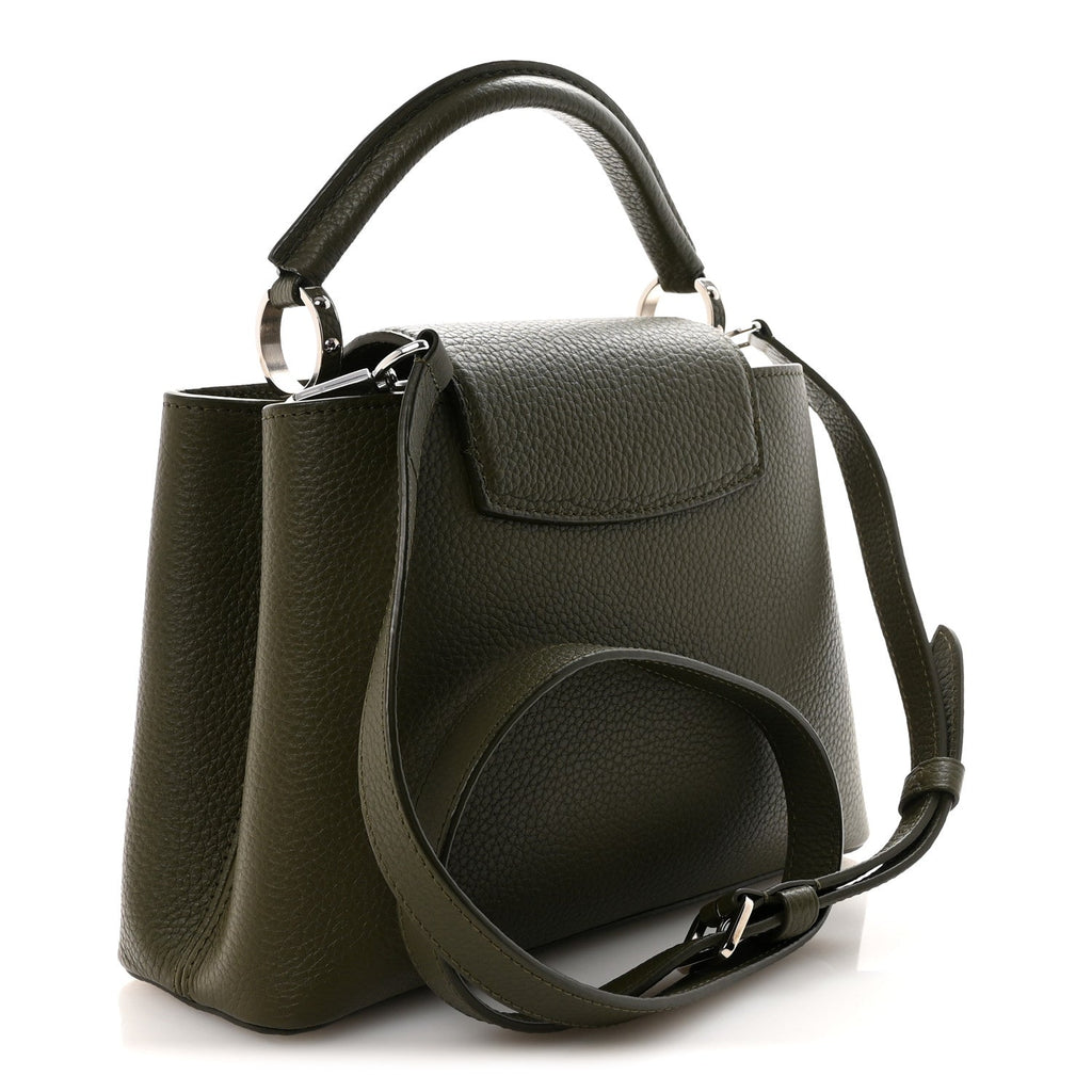 Louis Vuitton Taurillon Capucines BB Khaki