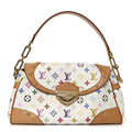 Louis Vuitton Monogram Multicolor Beverly MM White