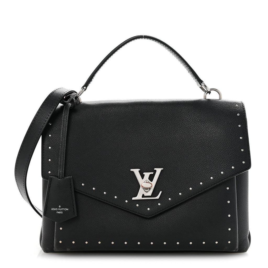 Louis Vuitton Soft Calfskin My Lockme Studs Black