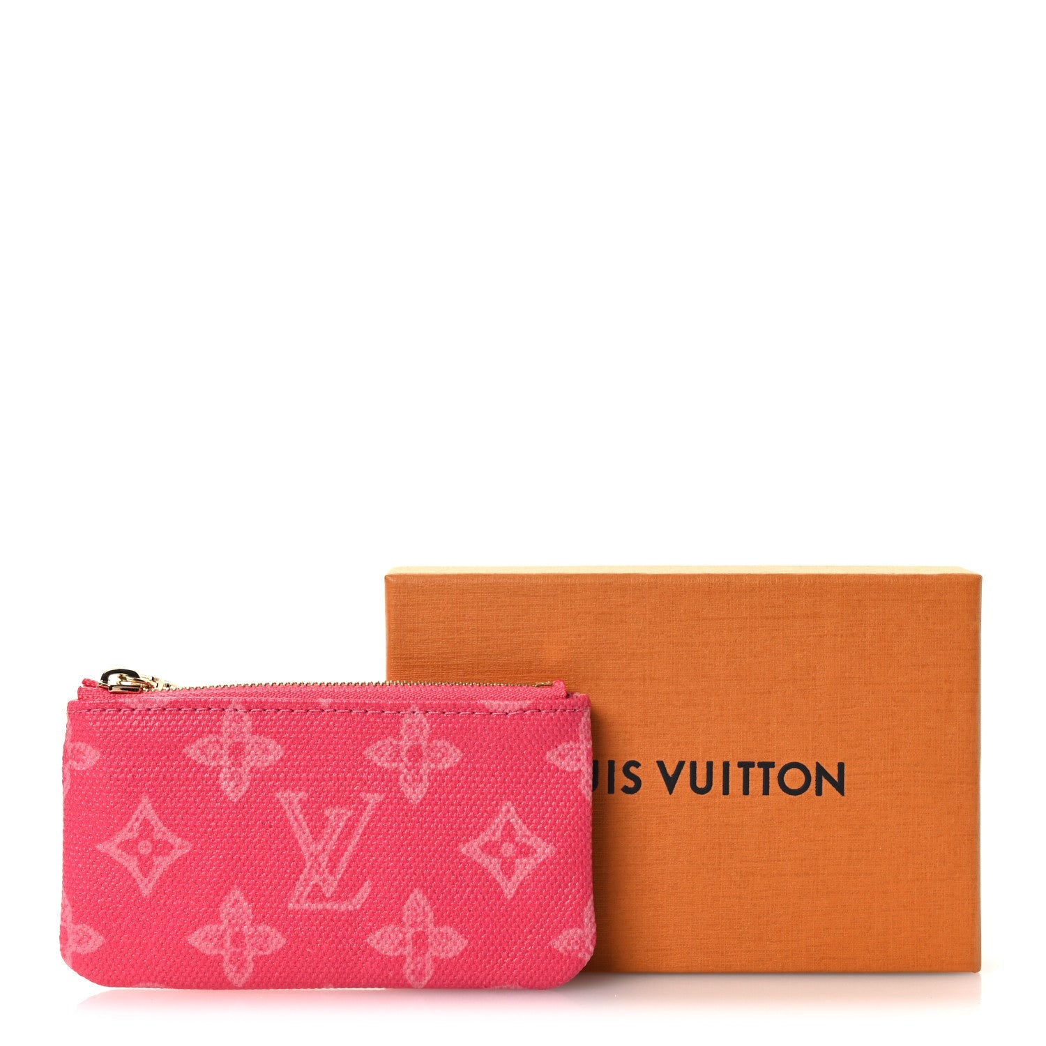 Louis Vuitton Monogram Origine Key Pouch Rose Ruban