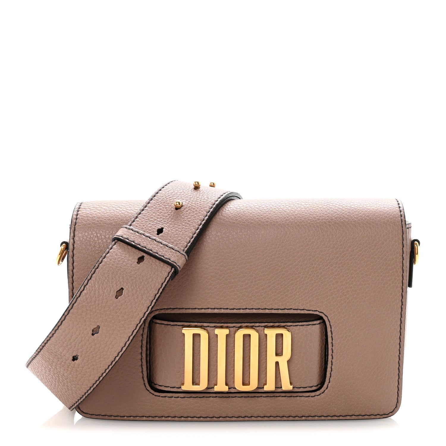 Christian Dior Grained Calfskin Dio(r)evolution Flap Bag Petale