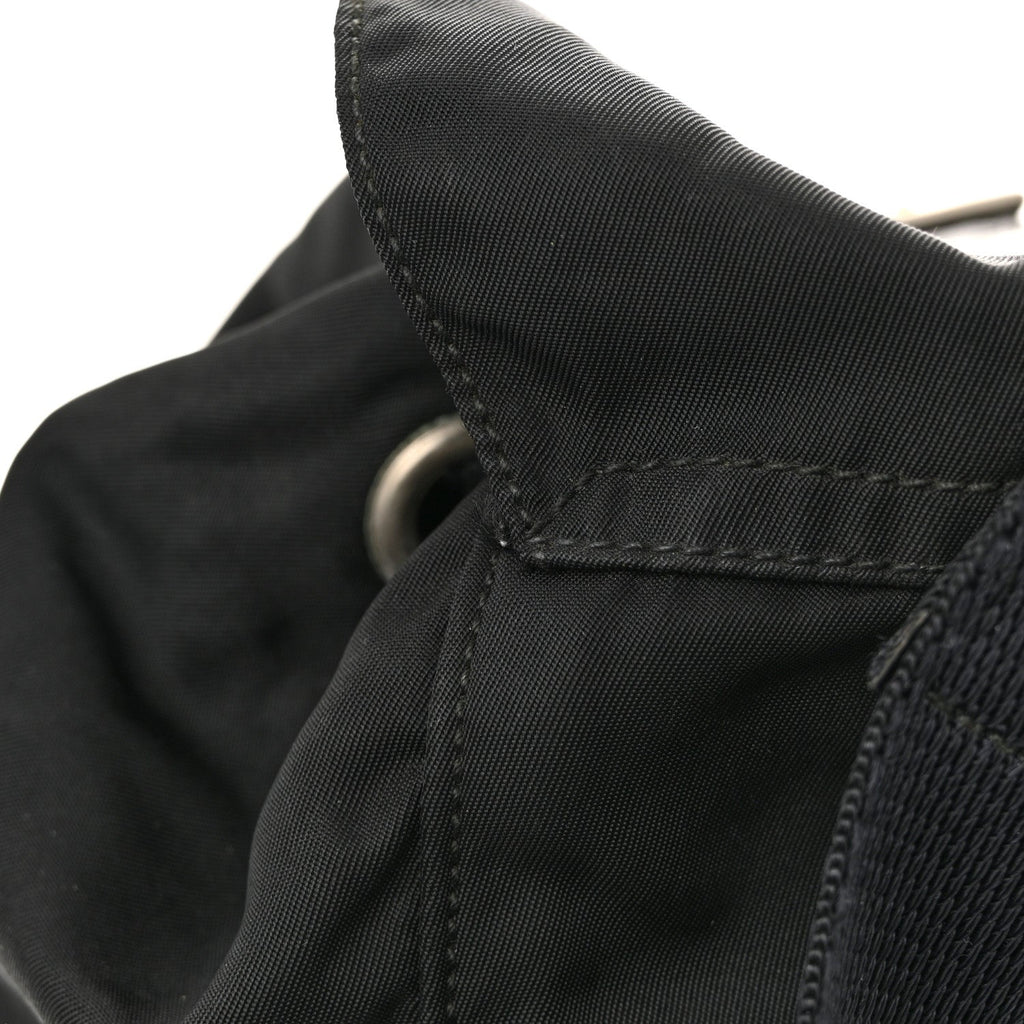 Prada Nylon Vela Mini Cinch Backpack Black