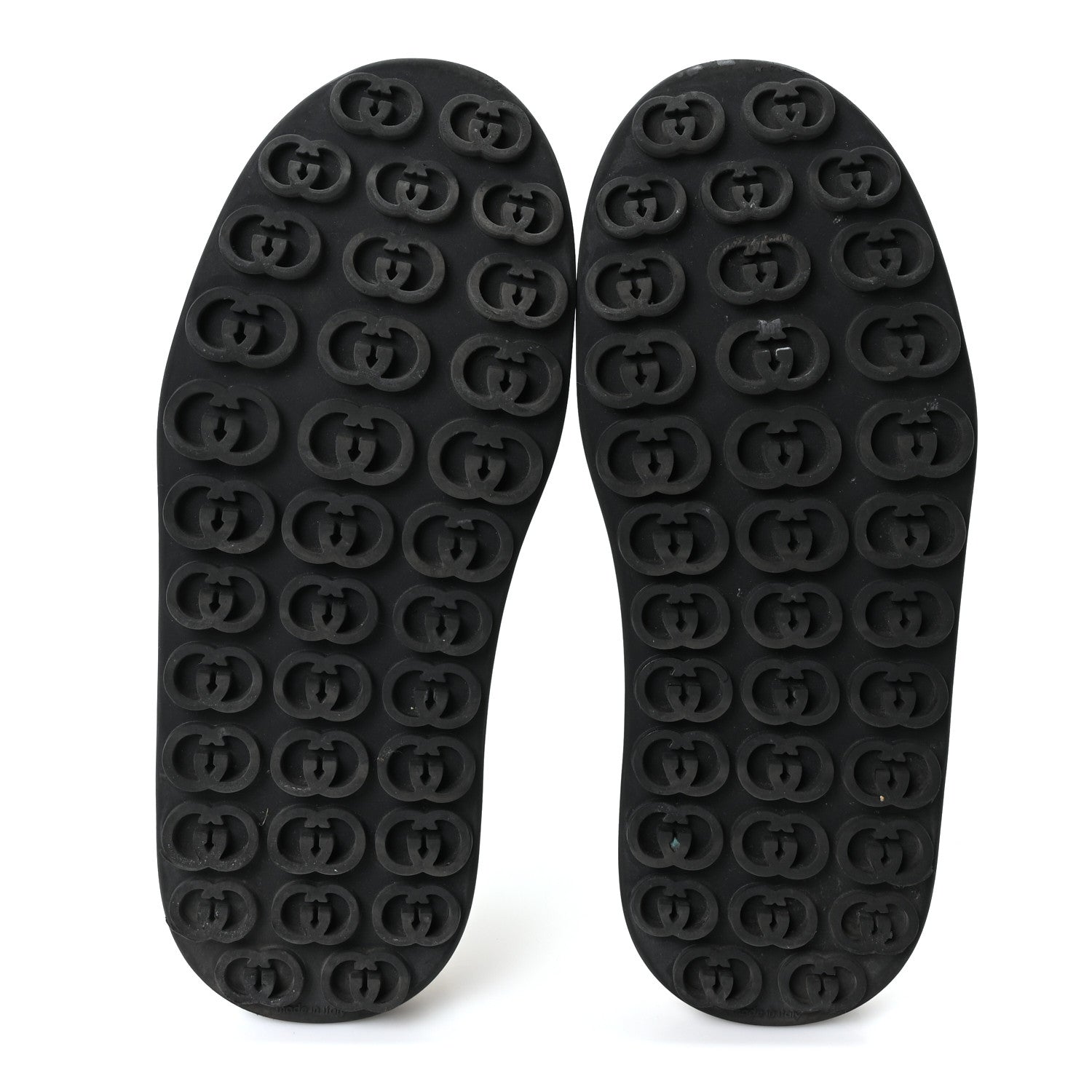 Gucci GG Monogram Jacquard Womens 1977 Tennis Platform 52mm Sneakers 36.5 Black Mystic White