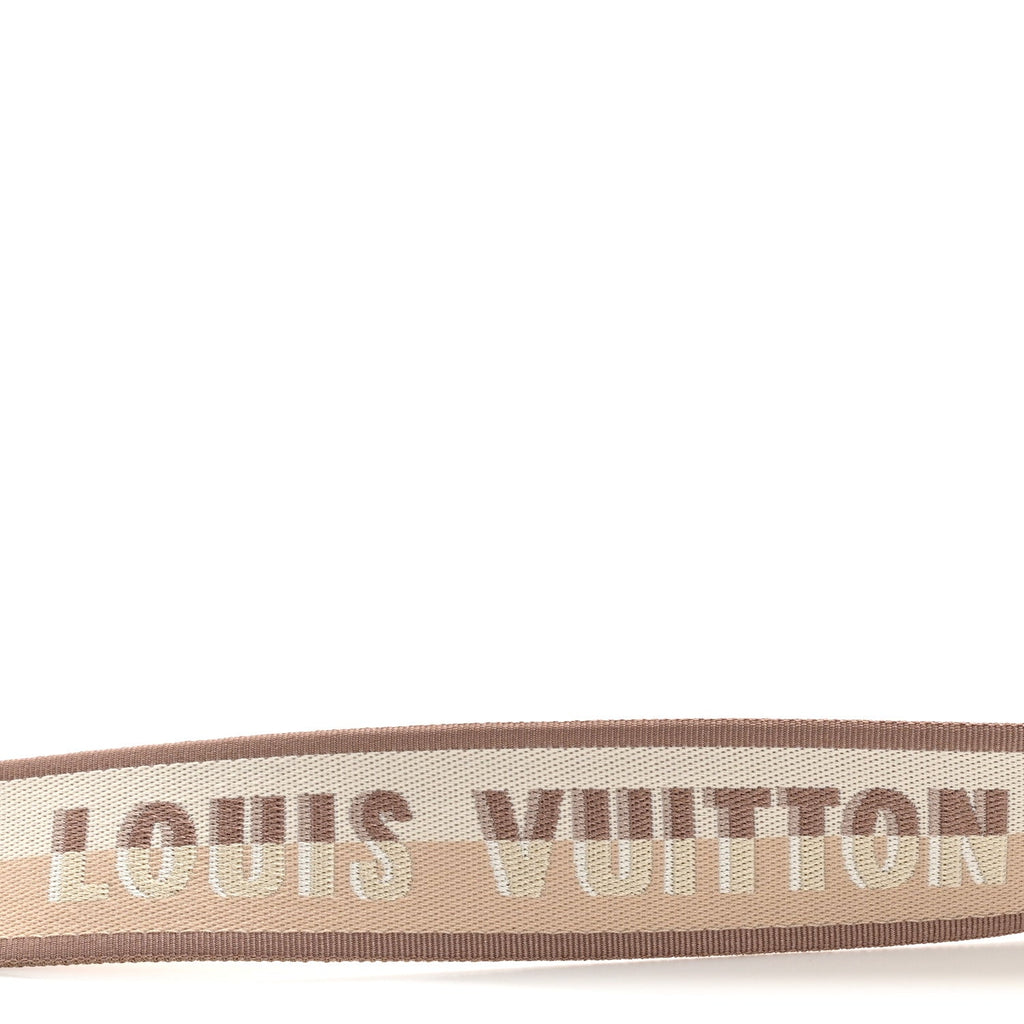Louis Vuitton Jacquard Speedy Bandouliere 20 Shoulder Strap Beige