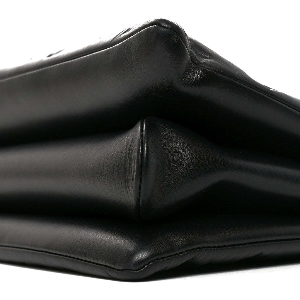 Louis Vuitton Lambskin Embossed Monogram Coussin MM Black