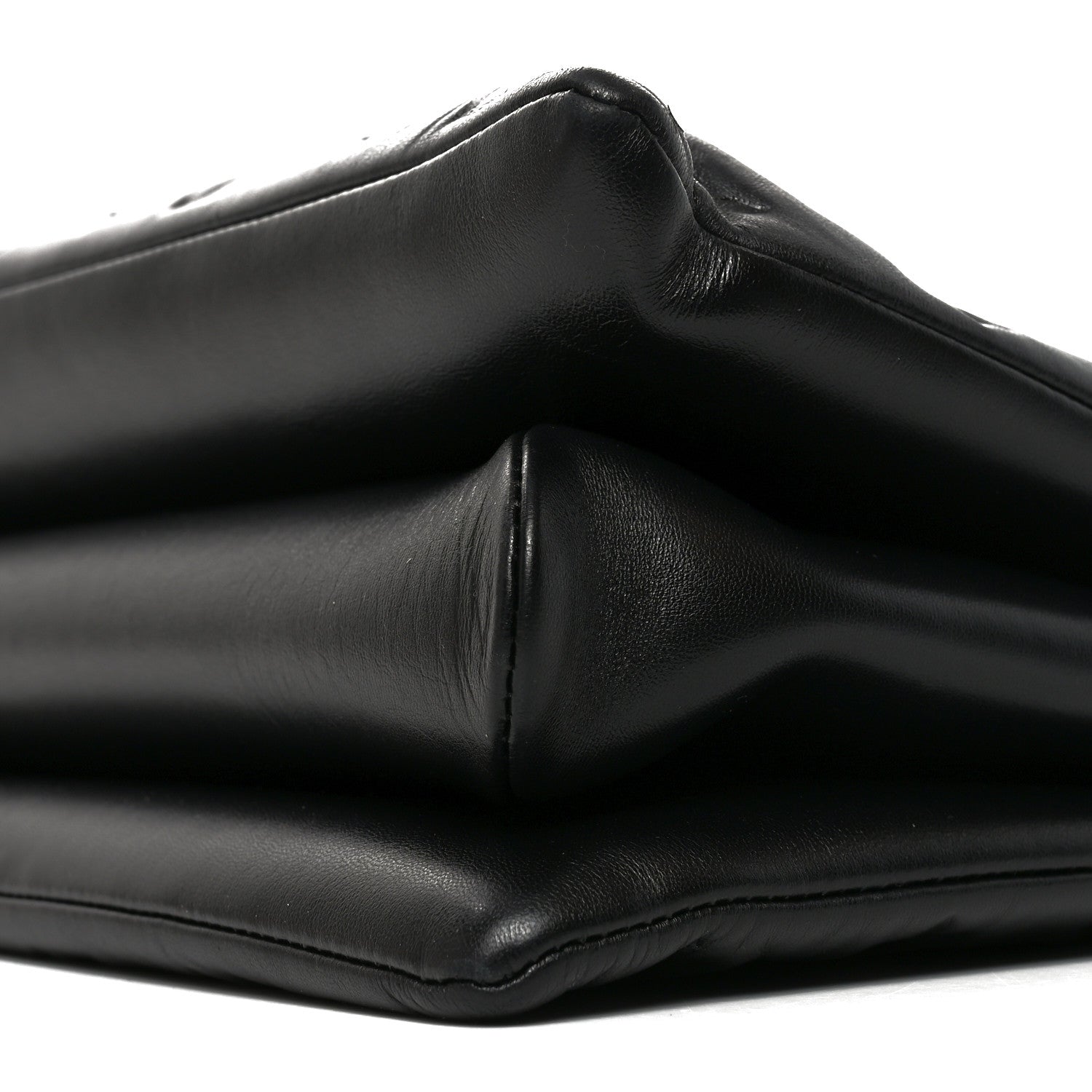 Louis Vuitton Lambskin Embossed Monogram Coussin MM Black