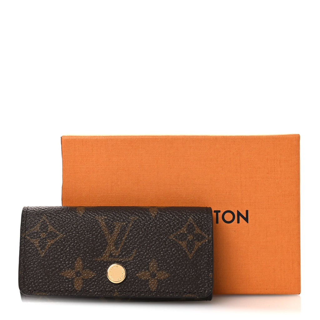 Louis Vuitton Monogram 4 Key Multicles Holder Blue