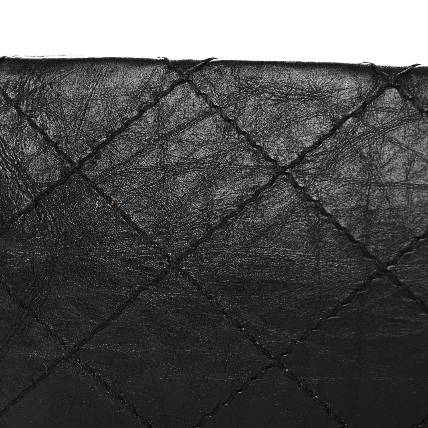 Chanel Aged Calfskin Quilted 2.55 Reissue 226 Flap Black