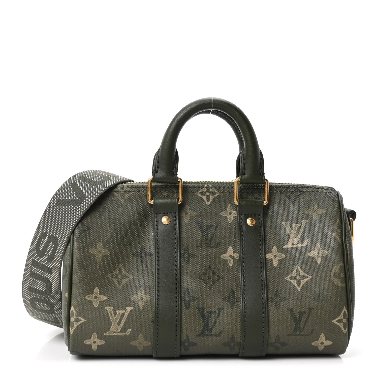 Louis Vuitton Monogram Surplus Keepall Bandouliere 25 Khaki
