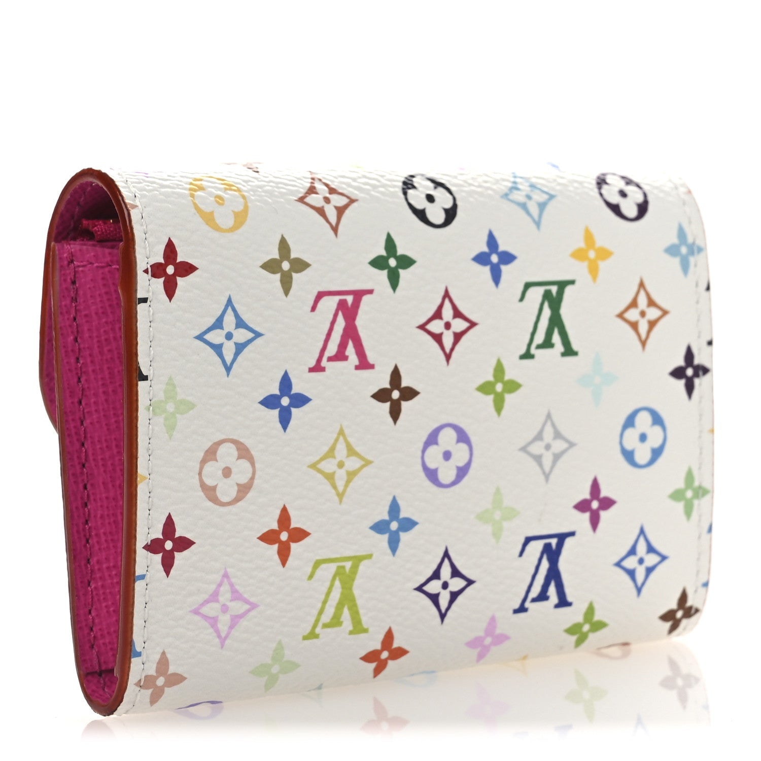 Louis Vuitton LV X TM Monogram Multicolor Rosalie Coin Purse White Kawaii Pink