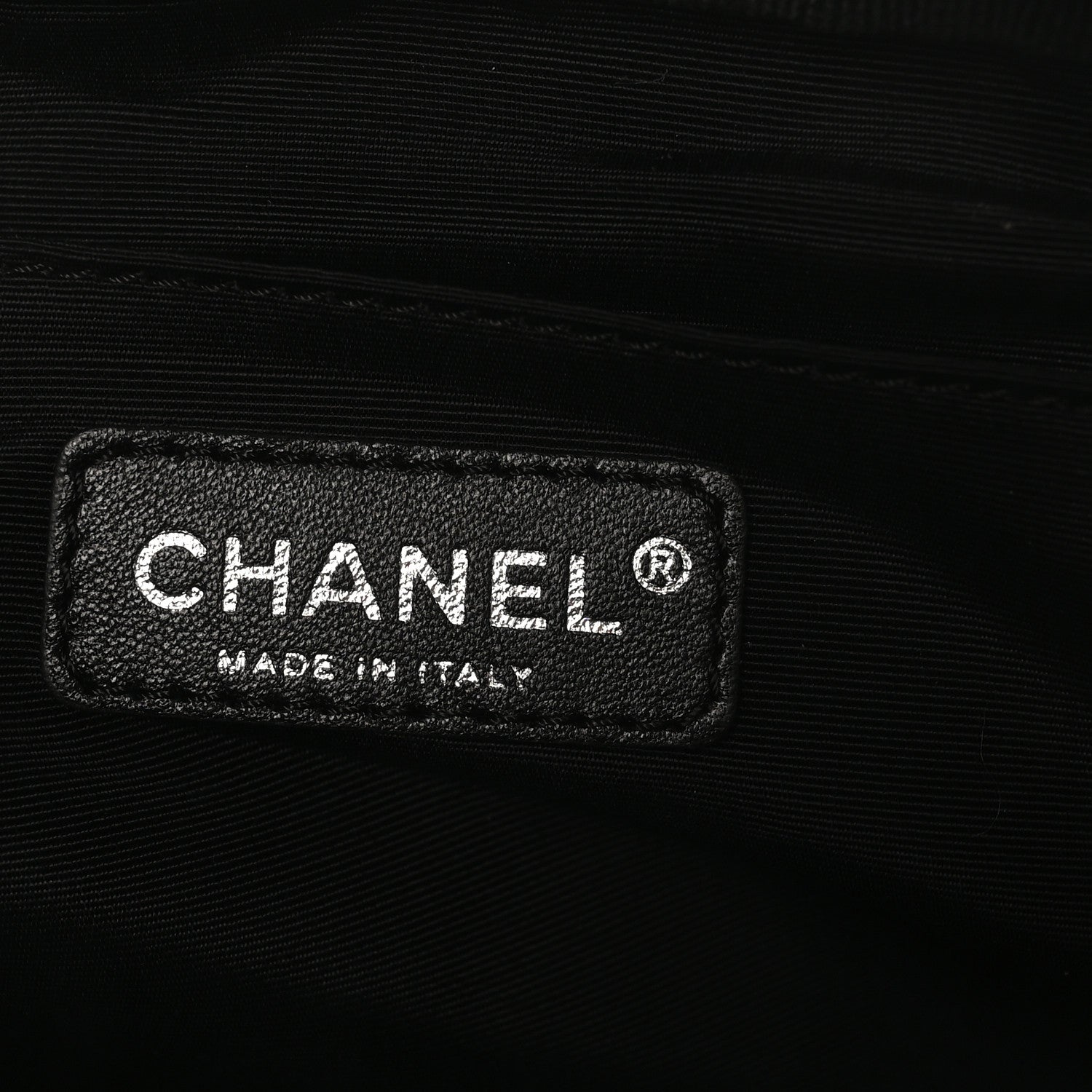 Chanel Jersey Reissue Quilted Camera Case  Black White