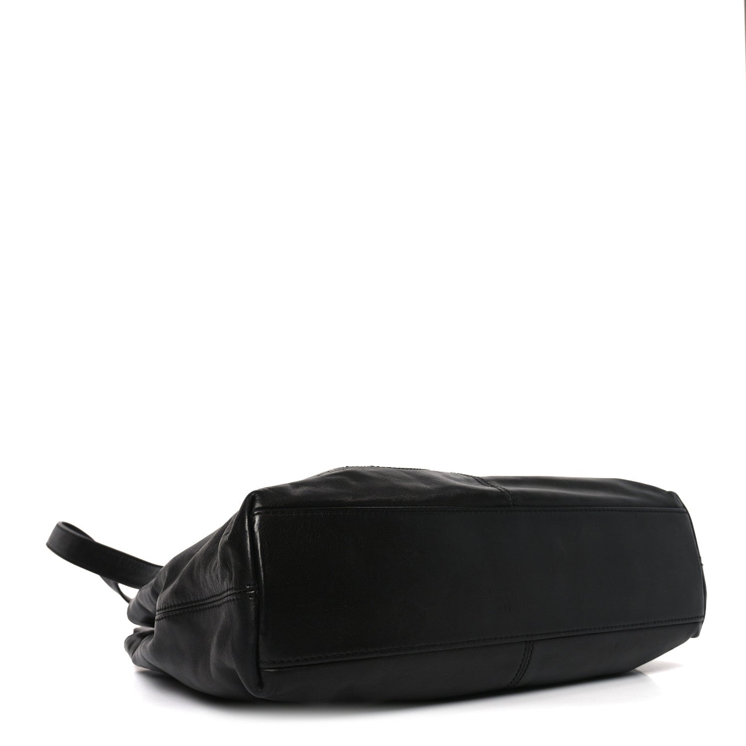Chanel Lambskin CC Stitched Tote Black