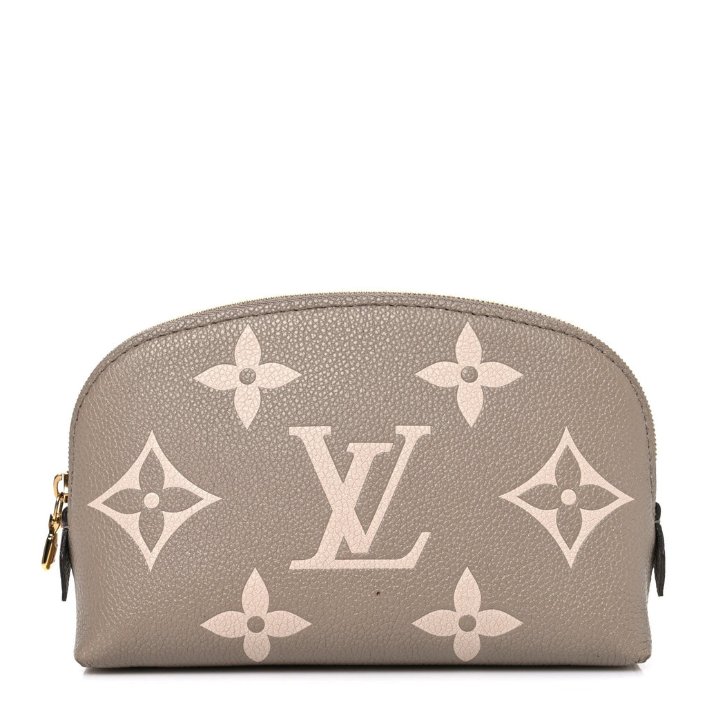 Louis Vuitton Empreinte Monogram Giant Cosmetic Pouch PM Tourterelle Crème