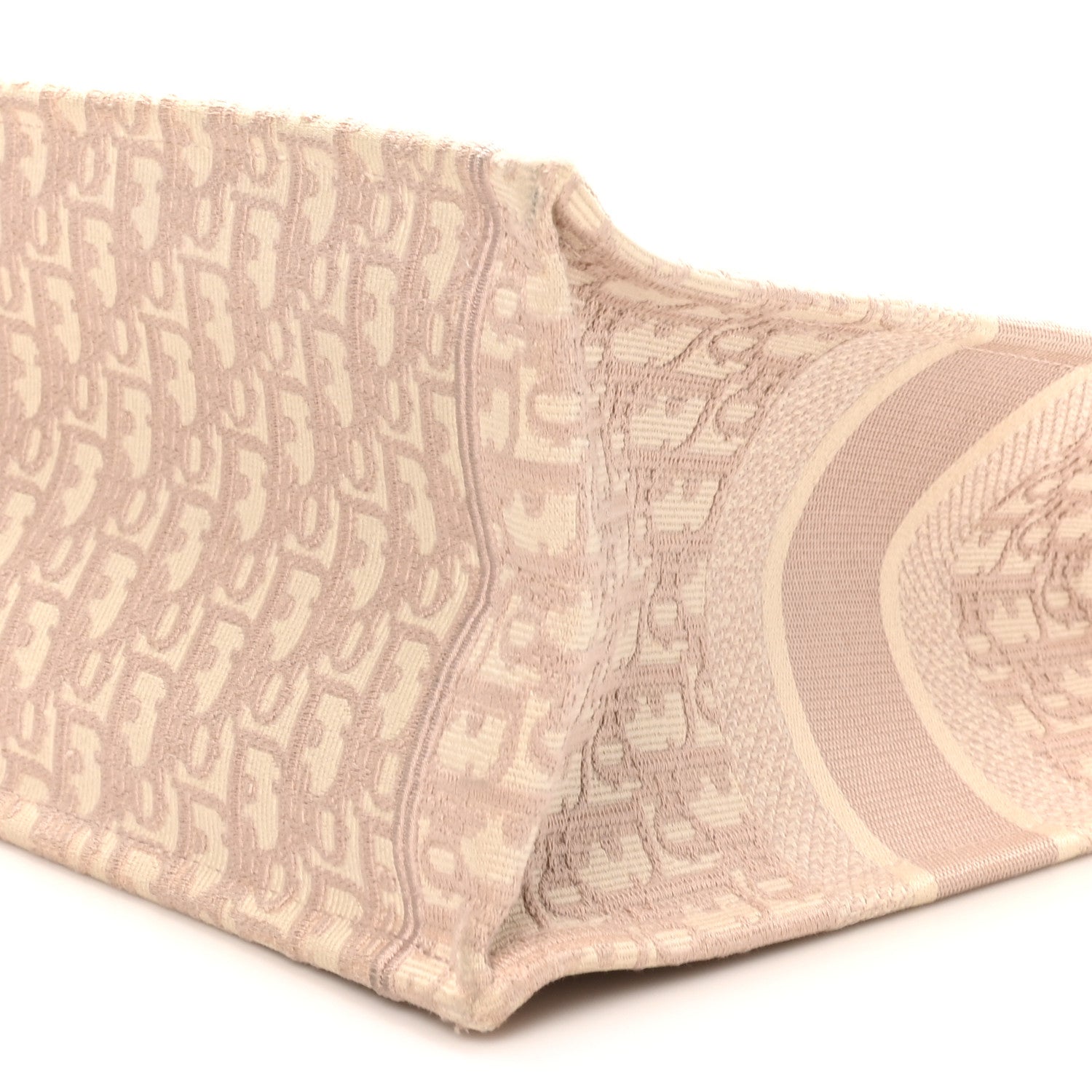 Christian Dior Oblique Medium Book Tote Rose Des Vents
