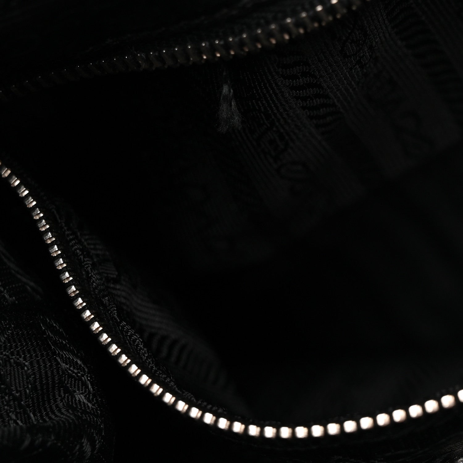 Prada Tessuto Nylon Rose Shoulder Bag Black Rosso