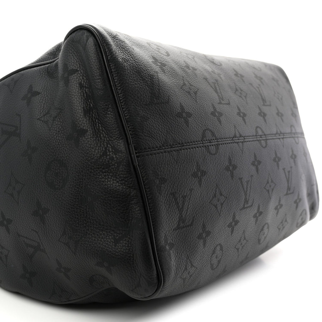 Louis Vuitton Calfskin Monogram Speedy P9 Bandouliere 40 Ultra Black