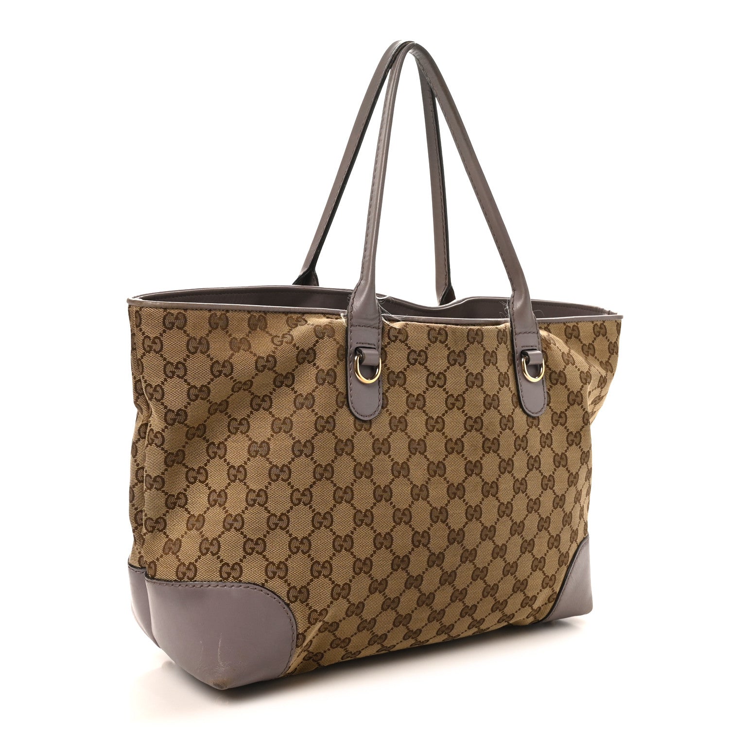 Gucci Monogram Large Heart Bit Charm Hobo Purple