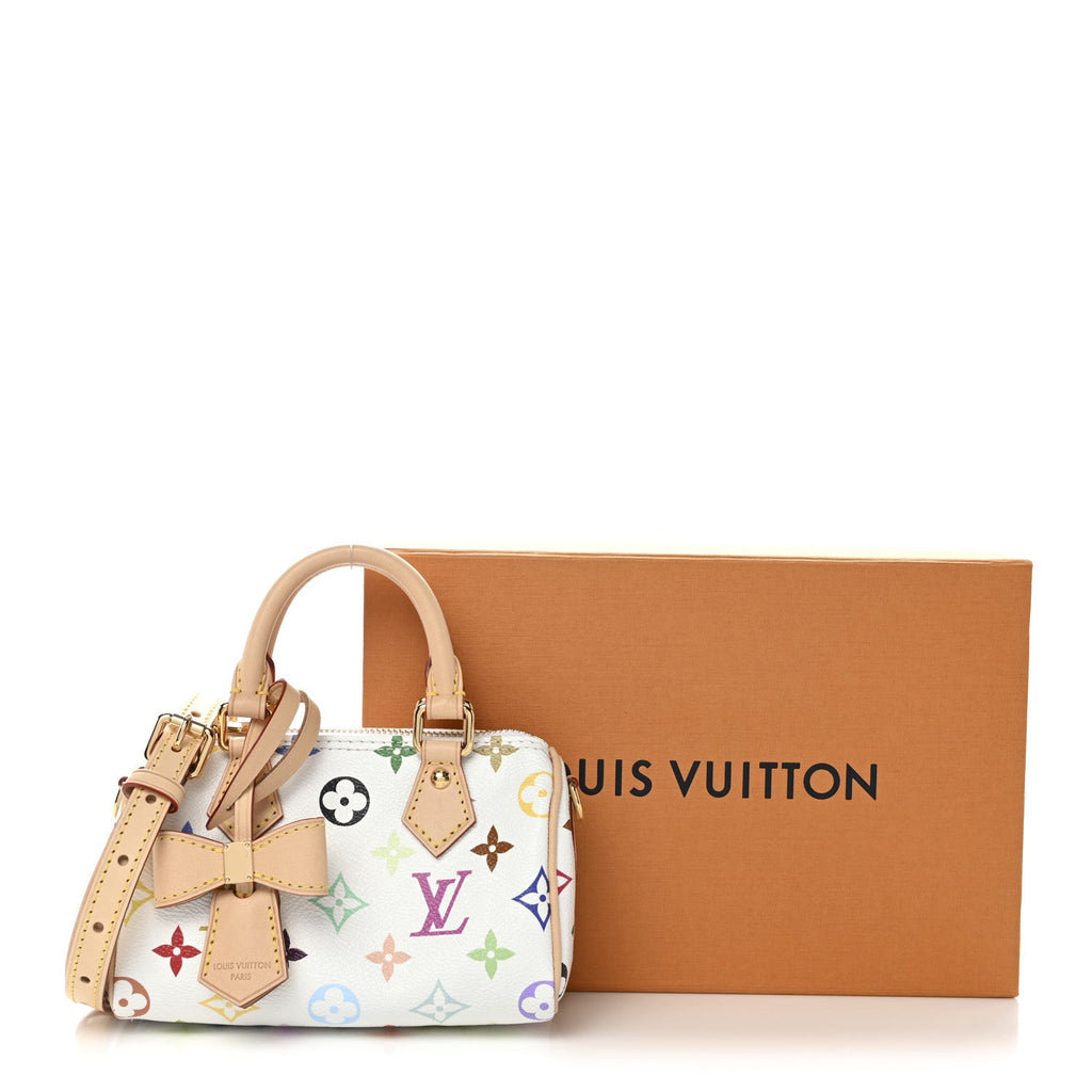 Louis Vuitton LV X TM Monogram Multicolor Nano Speedy White