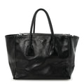 Prada Glace Calf Twin Pocket Tote Black