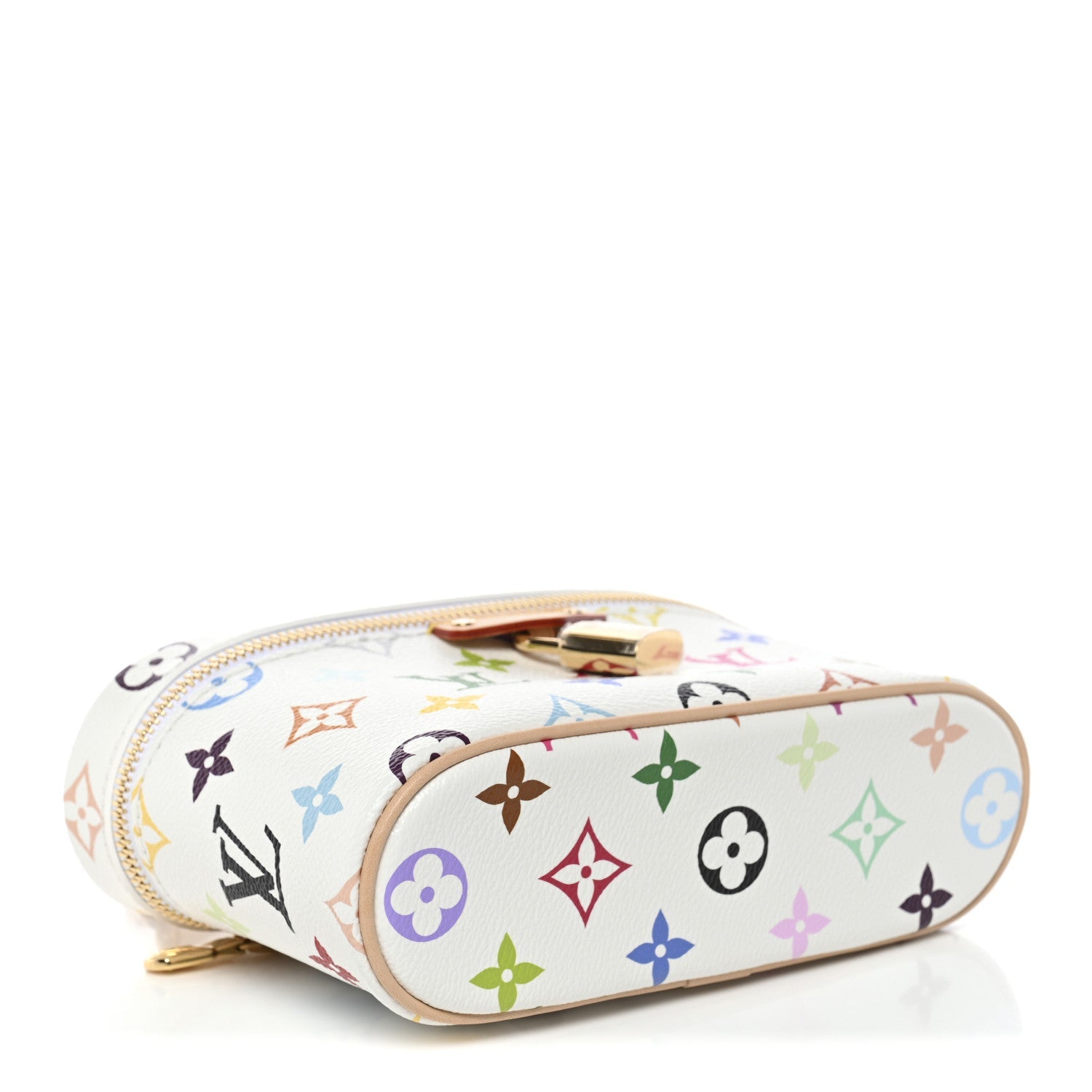 Louis Vuitton LV x TM Monogram Multicolor Vanity Chain Pouch White