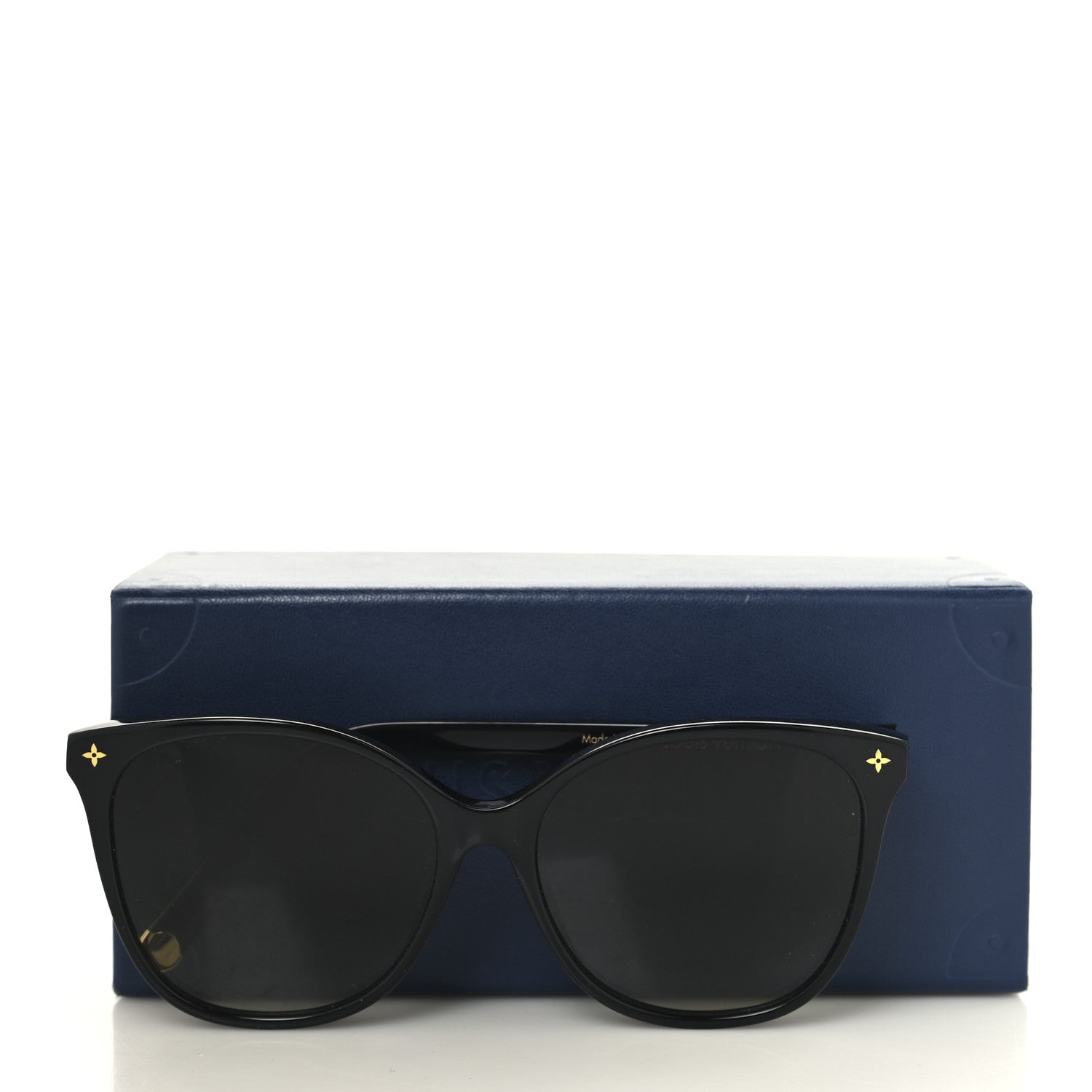 Louis Vuitton Acetate My Monogram Light Cat Eye Sunglasses Z1657E Black