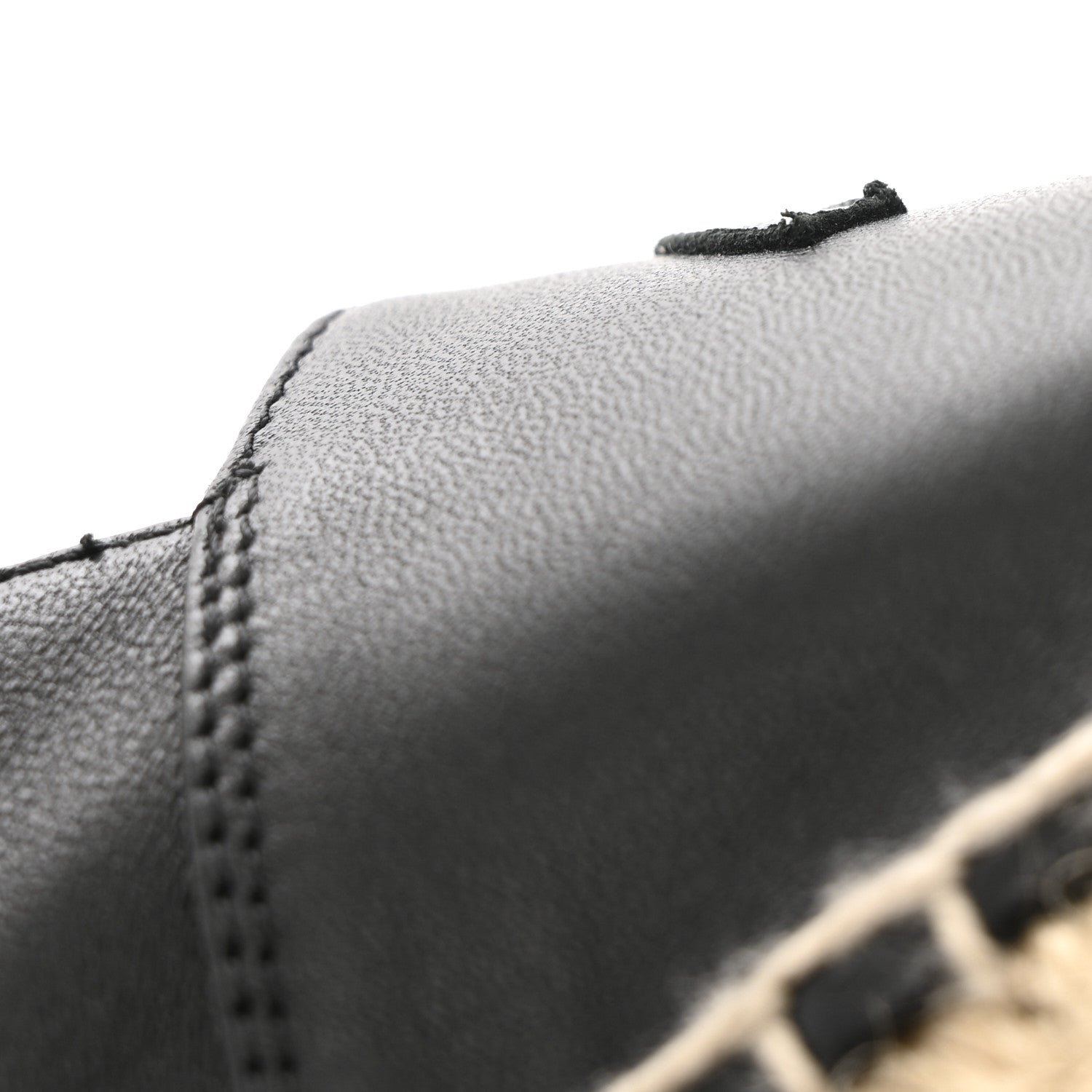 Lambskin CC Espadrilles 36 Black