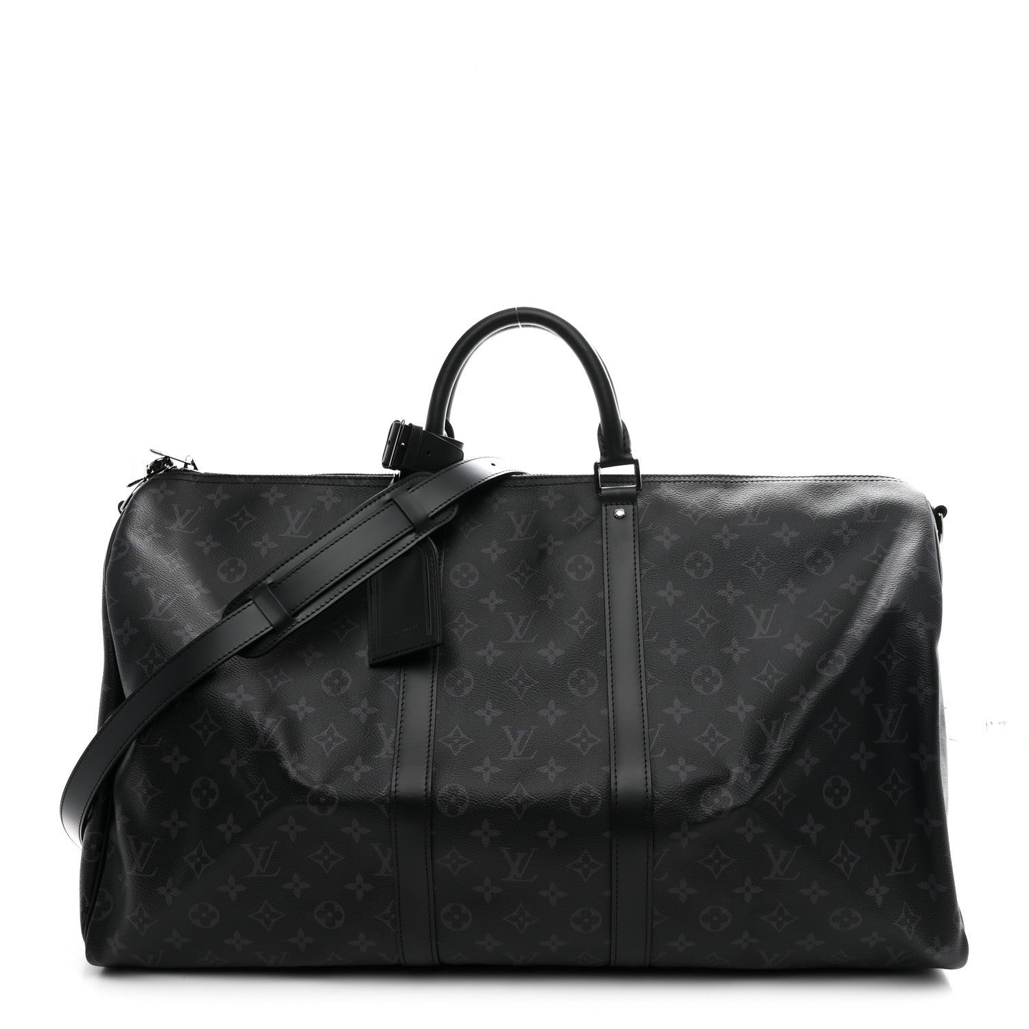 Louis Vuitton Monogram Eclipse Keepall Bandouliere 55