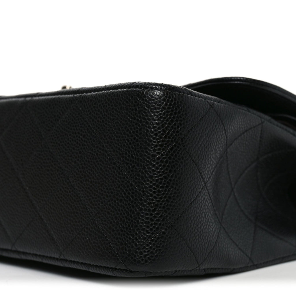 Chanel Caviar Quilted Jumbo Double Flap Black