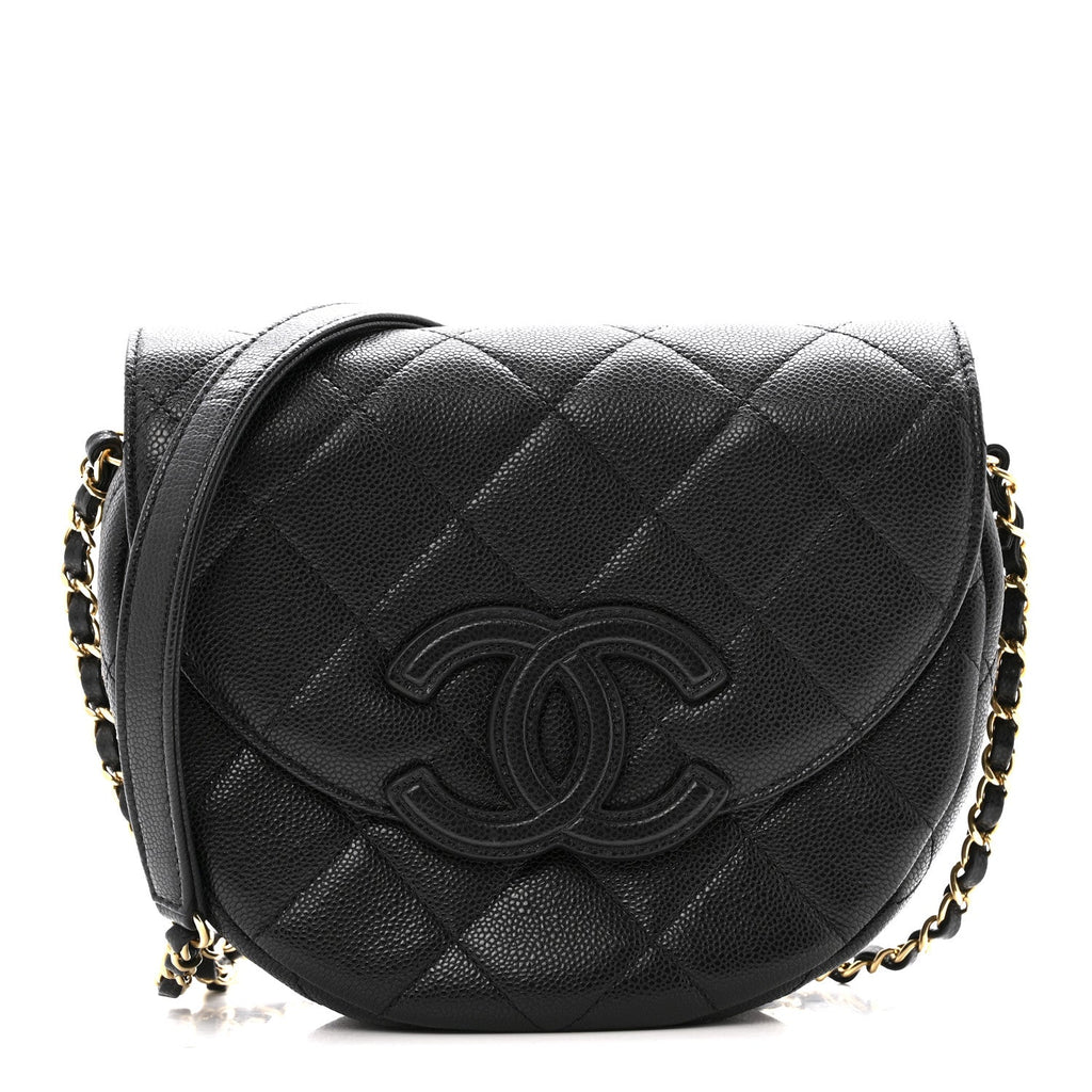 Chanel Caviar Quilted Small Messenger Flap Black