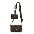 Louis Vuitton Monogram Felicie Strap & Go Kaki