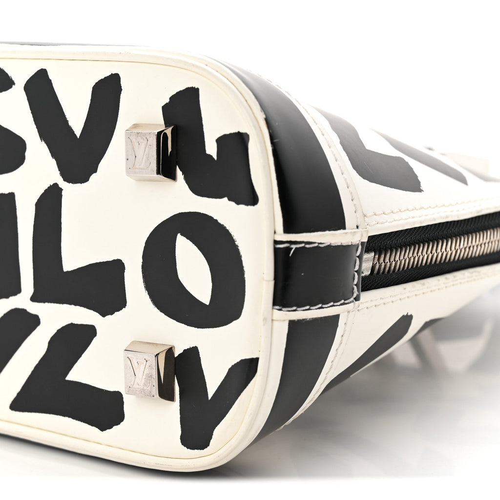 Louis Vuitton Graffiti Alma MM Black