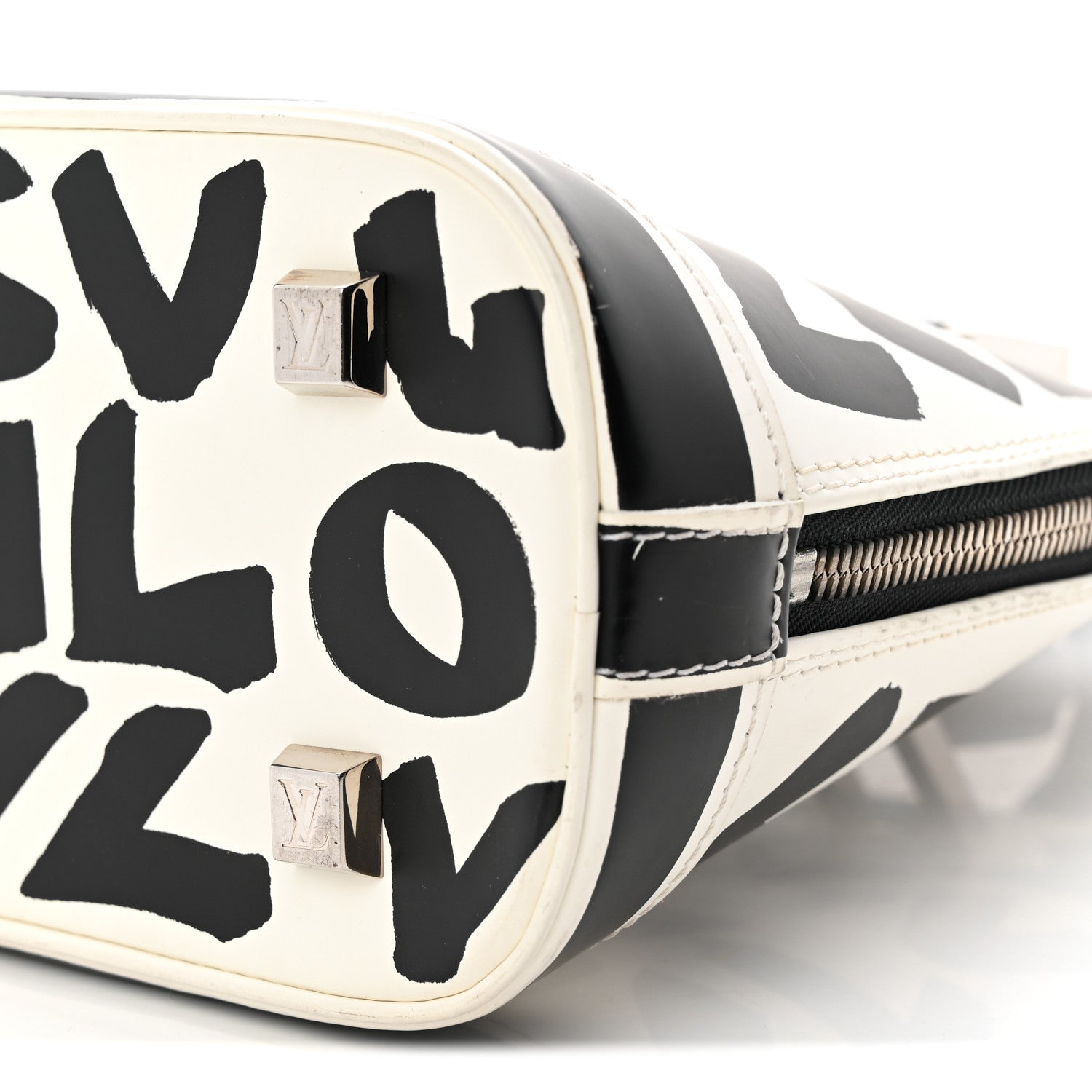Louis Vuitton Graffiti Alma MM Black