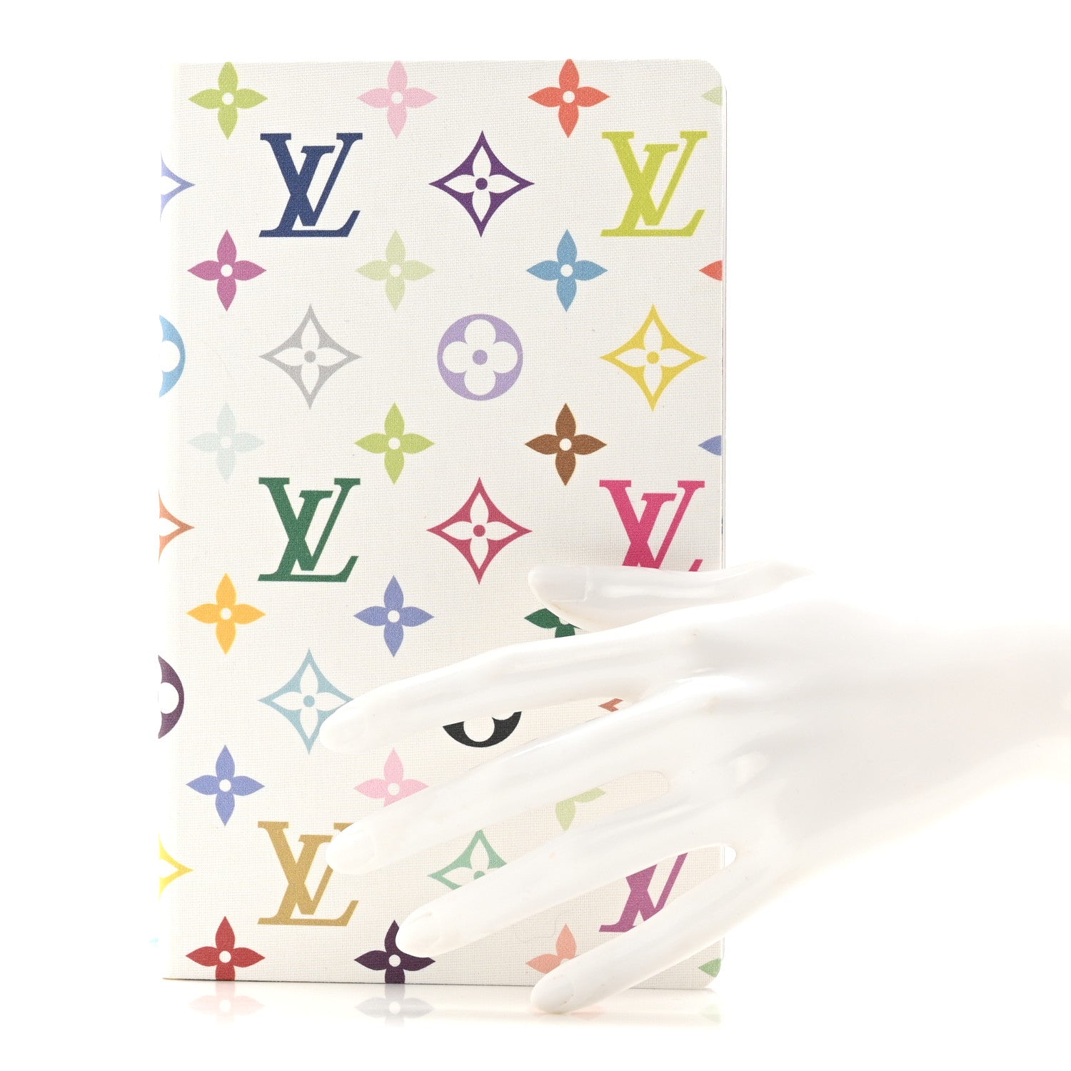 Louis Vuitton LV x TM Monogram Multicolor Jane Notebook MM White