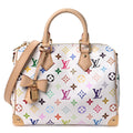 Louis Vuitton LV X TM Monogram Multicolor Speedy Bandouliere 25 White