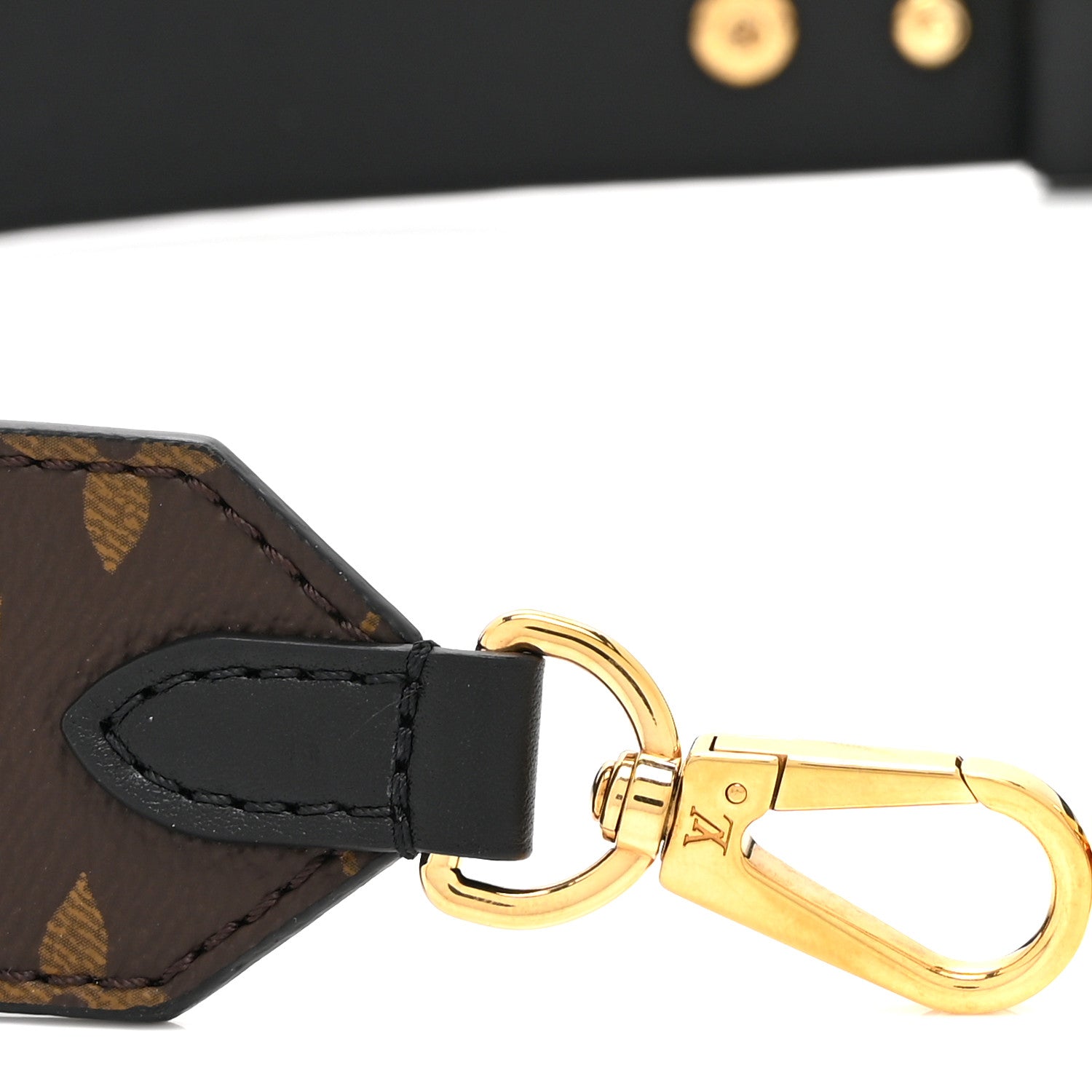 Louis Vuitton Monogram Adjustable Bandouliere Shoulder Strap Black