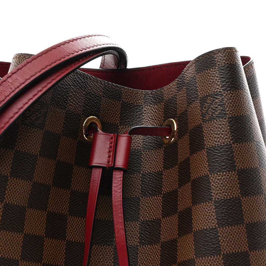 Louis Vuitton Damier Ebene Neonoe MM Cherry Berry