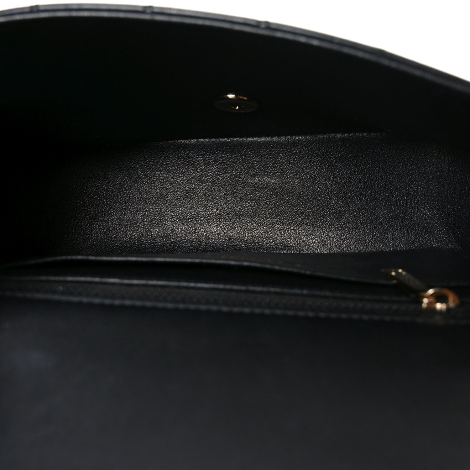 Chanel Lambskin Quilted Mini Rectangular Flap Black