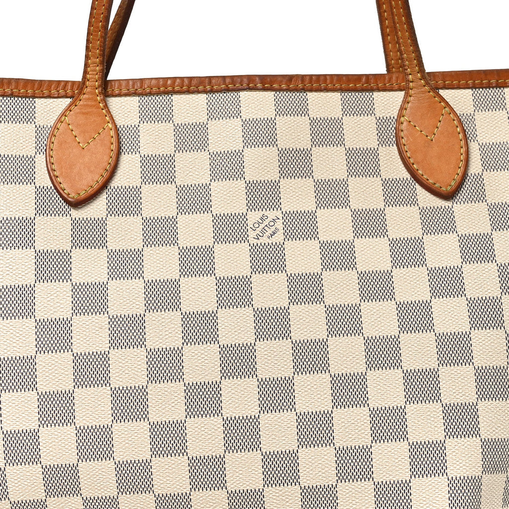Louis Vuitton Damier Azur Neo Neverfull MM Rose Ballerine