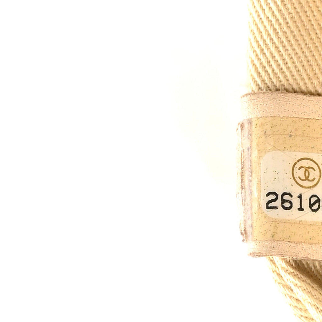 Chanel Tweed Shearling Quilted CC Backpack White